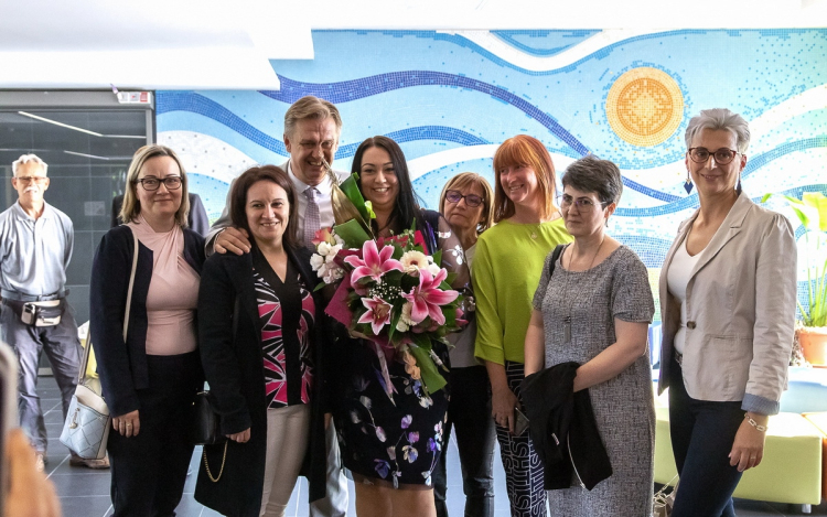 Kiskunfélegyházi doktornő kiállítása nyílt meg a kecskeméti kórház Lift Galériájában