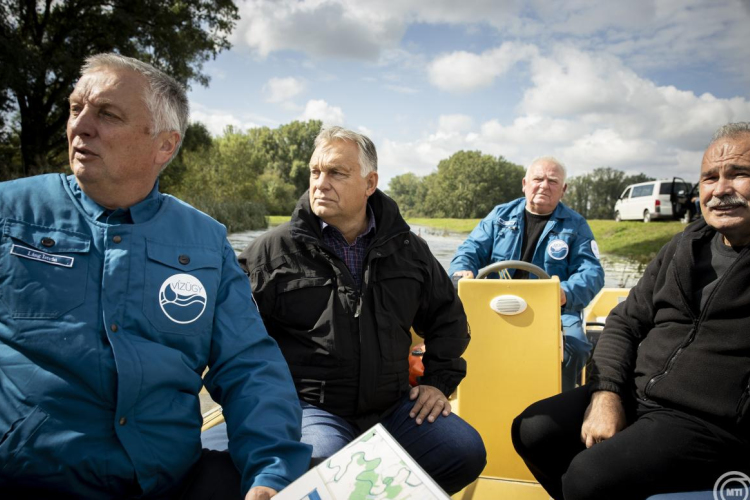 Árvíz - Orbán Viktor engedélyt adott a Lajta-menti szükségtározó megnyitására