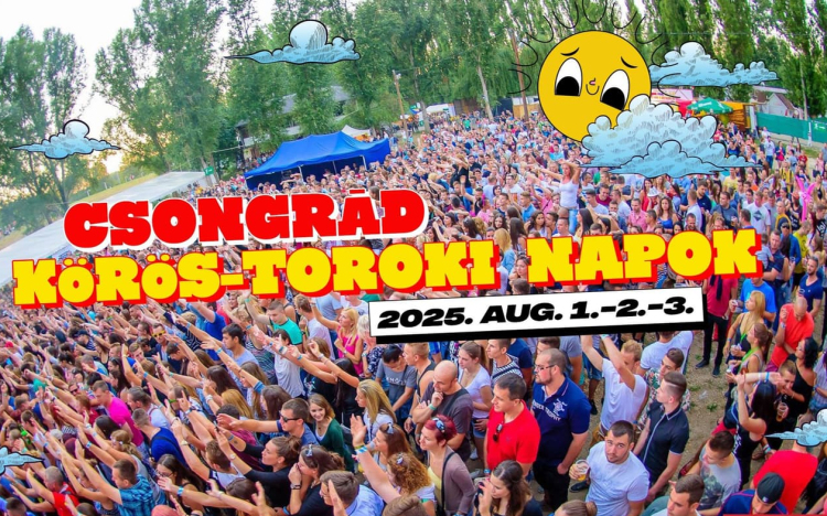 Színes nyári fesztivál Csongrádon: Körös-Toroki Napok 2025