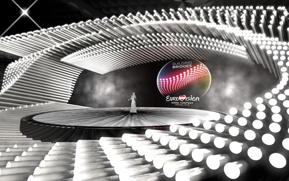 Szem formájú színpadon lépnek fel az Eurovíziós Dalfesztivál résztvevői