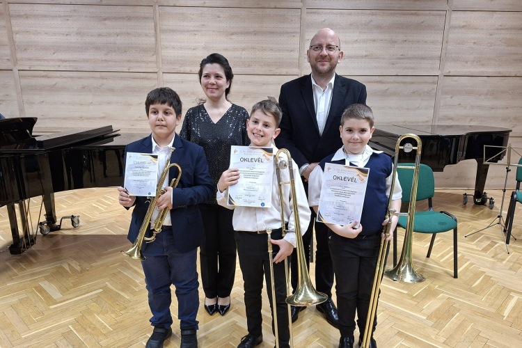 Sikeres szereplés a regionális rézfúvós versenyen