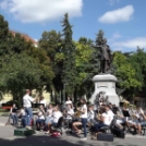 A Kiskunfélegyházi Ifjúsági  Fúvószenekar térzenével szórakoztatta várost