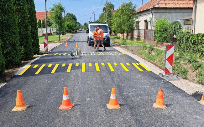 Belterületi útfejlesztés Pálmonostorán - projektzárás