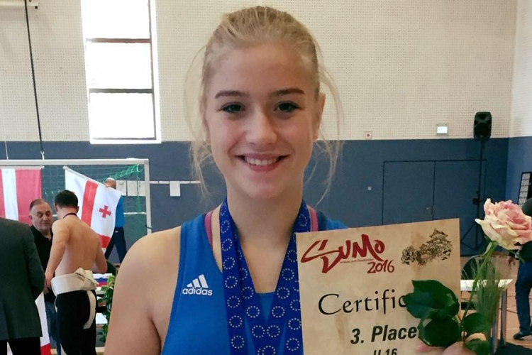 Rekedt-Nagy Réka bronzéremmel tért haza a szumó Európa-bajnokságról