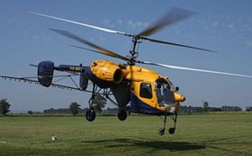 Helikopteres parlagfű-felderítés