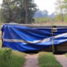 Pótkocsis teherautó ütközött személyvonattal Tiszaalpárnál