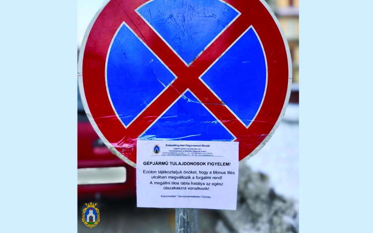 A Mónus Illés utcában megváltozott a forgalmi rend
