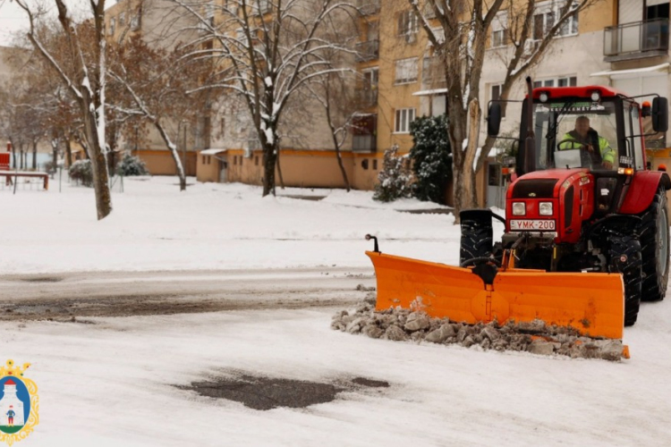 Helyzetjelentés a havazásról és a városi munkálatokról