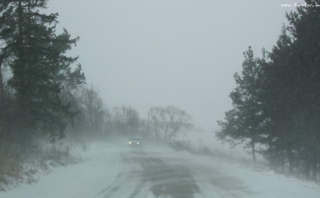 Citromsárga (1. fokú) riasztás Bács-Kiskun megyében hófúvás veszélye miatt 