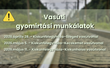 Tájékoztatás vasúti gyomirtási munkálatokról