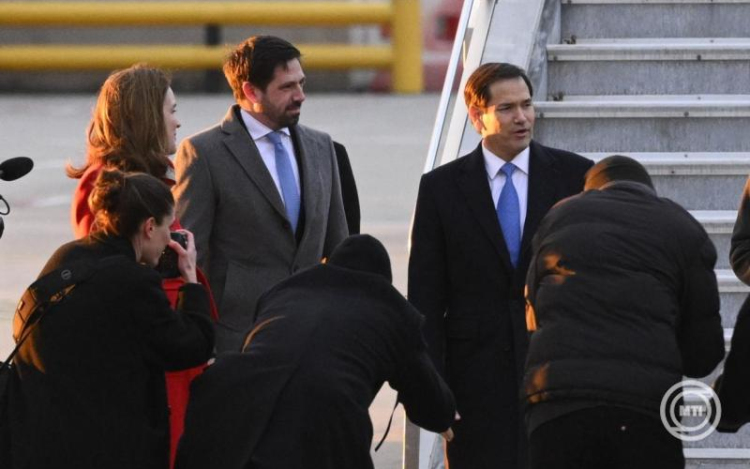 Budapestre érkezett Marco Rubio, az Egyesült Államok külügyminisztere